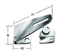 Vormann VORMANN Sécurité-loquet L 80 mm, l 37 mm avec plaque à œil intégrée Quantité:1