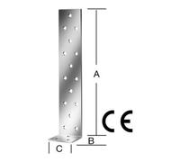 Vormann VORMANN Tirant avec CE ? Oui 200xLargeur 40x40x2mm 1 pce, acier sendzimir galv. Quantité:1