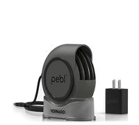 Vornado Ventilateur d'ordinateur portable PEBL, ventilateur USB, base magnétique, flux d'air réglable, refroidissement par point personnel, 2 réglages de vitesse, adaptateur mural inclus
