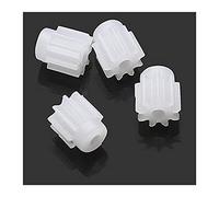 VORNEL Spirale de pignon 4 pièces 3mm x 4mm en Plastique éperon Mini Moteur sans Noyau engrenage Droit Mini quadrirotor Moteur Fixation Ailes Drone Moteur engrenage Droit ver à onglets