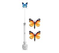 Vornelix Jouet électrique pour chat - Jouet portable automatique - Baguette | Balle électrique pour chat pour intérieur, maison, salon, chambre à coucher, balcon, porte, sol, caisse, exercice, ennui
