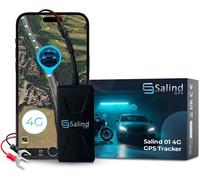 VornixorSarlshop-01 4G- Traceur GPS pour Voitures, Motos et véhicules avec Carte SIM, Application pour Android et iPhone, localisation Live en Temps réel, Mini Traceur GPS - Réseau 4G