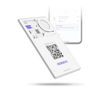 VornixorSarlshop-AirCard Pro - Tracker Card Bluetooth UltraMince, Traceur Tag Carte Compatible avec Android Google Find Hub, Charge Wireless, Traqueur Localisateur avec Digital ID, Gadget High Tech