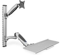 VornixorSarlshop-Bras pivotant pour moniteur LCD/LED, avec support clavier