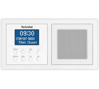 VornixorSarlshop-DIGITRADIO UP 1 - DAB + Radio encastrable pour installation dans chaque boîtier d'encastrement double (DAB, FM, réception Bluetooth, LCD, dimmable, réveil, minuterie, 2 W RMS) blanc