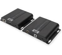VornixorSarlshop-Digitus DS-55124 1 Port Set extendeur HDMI Extension par câble réseau, boîtier métallique, Compatible avec l'ultra HD,