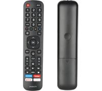 VornixorSarlshop-EN2BI27H Télécommande Compatible avec Hisense Smart TV 32AE5500F 40AE5500F H43B7100 H43B7120 H43B7500 H50B7100 H50B7300 H55B7100 Contrôleur Remplacement avec PrimeVideo Youtube Netfl