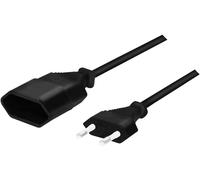 VornixorSarlshop-LogiLink Câble d'alimentation Euro CEE 7/16 fiche à prise 1m Noir