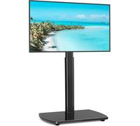 VornixorSarlshop-Meuble Support TV sur Pied pour Téléviseur de 32 à 65 Pouce Ecran LED LCD Plasma Jusqu¿ à 35kg Pied TV Pivotant à 60 Degrés Hauteur Réglable Gestion des Cables
