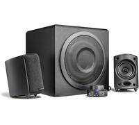 VornixorSarlshop-MOODY BT - Kit d'enceintes 2.1 Stereo Bluetooth (65 Watt) Pour TV, gaming, smartphone, PC, tablette