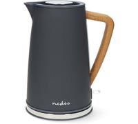 VornixorSarlshop-Nedis Bouilloire électrique 1,7 L Douce au Toucher Gris