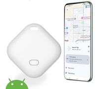 VornixorSarlshop-Tag Traceur Android, 1 Pièce Localisateur D¿Objets avec l'application Google Find Hub Device (Android Uniquement) Smarttag Étanche IP67 pour clés, Bagages, Sacs & Enfant