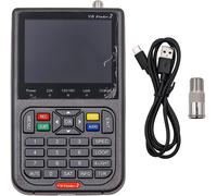 VornixorSarlshop-V8 Finder2 Satellite Finder Digital Finder Meter Détection Satellite DVB-S2X Signal Récepteur Décodeur H.264 HD 3,5 Pouces LCD pour Le Réglage de L'antenne Parabolique