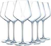 Vornixorsarlshopchef&sommelier - Collection Distinction - 6 Verres À Pied 38 abriqués En France - Emballage Renforcé