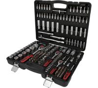 VornixorSarlshopKS Tools 917.0779 - Caisse à Outils Complète en Coffret Douille et Accessoires en 1/4"", 3/8"" et 1/2"" - Outillage Mécanique de Notre Gamme Ultimate avec liquet - 179 Pièces