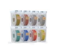 VornixorSarlshopLot de 8 boîtes de rangement à filament pour impression 3D, étanchéité et protection ¿ Boîte de rangement portable avec déshydratants et étiquette pour la maison et le bureau, étanche