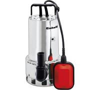 VornixorSarlshopPompe d¿évacuation pour eaux chargées GC-DP 1020 N (1000 W, Profondeur d'immersion 5 m, Câble d`alimentation 10 m, Corps en INOX, Livrée avec jeu d'adaptateurs universel)