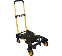 VornixorSarlshopStanley SXWTD-FT585 2-en-1 Diable et Chariot Pliable - Demenagement Max. 70KG - Pliant Max. 137KG - Chariot de Transport Pliable - avec Roues Solides - Plastique/Acier
