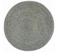 Vorpalize Pouf fabriqué à la main, vert olive, en jute, 45 x 30 cm, rempli de perles EPS, petit repose-pieds et pouf pour salon, tabouret décoratif comme repose-pieds ou tabouret de maquillage