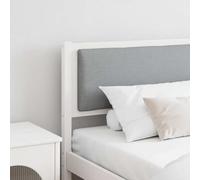 Vorpalize Tête de lit blanche en pin massif de 180 cm pour chambre à coucher moderne, design robuste, surface mate, respirante, polyvalente, facile d'entretien, idéale pour le bonheur seul