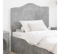 Vorpalize Tête de lit en bois gris béton avec design solide pour lit de 180 x 200 cm, tête de lit murale moderne avec montage facile, durable et facile à nettoyer pour un style contemporain