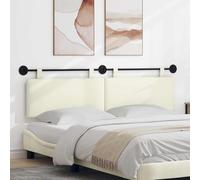 Vorpalize Tête de lit suspendue en velours côtelé avec rembourrage doux, montage mural, 190 x 55 cm, polyvalente comme tête de lit ou dossier, matériau durable