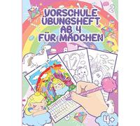 Vorschule Uebungsheft Ab 5 Maedchen: Zahlen Schreiben Lernen - 1 Bis 10, Einhoerner Und Prinzessinen,Feinmotorik Lernbuch, Geschenk Fuer Maedchen - Vorbereitung Auf Den Kindergarten Und Die Vorschule