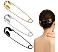 VORSET Lot de 4 pinces à cheveux en plastique uni avec bande en caoutchouc de coton | Pinces crocodiles pour cheveux en forme de dents de canard | Accessoires de bricolage pour filles et femmes