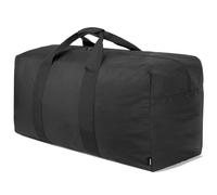 Vorspack Sac de sport extra large pour voyage - 100 L/150 L/200 L - Sac de sport pour homme - Sac de rangement pour le camping pendant la nuit, noir, 100L, Voyage
