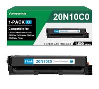 Vortessencia 20N10C0 CX331 Cartouches de toner cyan compatibles avec imprimante Lexmark CX331 CS331 CS431 CX431 CS331dw CX331adwe CS431dw CX431adw 1500 pages