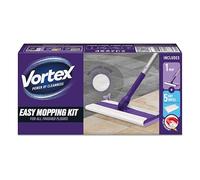 Vortex Lot de serpillères et Chiffons secs / pour sols / jetables / élimine la saleté, la poussière et Les débris / pour Le Nettoyage à Sec / pour Le Nettoyage Quotidien / 1 serpillère + 5 lingettes