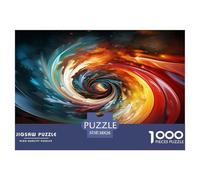 Vortex Puzzle Amusant Jeu De Société Adulte Pièces Parfaitement Assorties 1000 Pièces Colorful Spiral Casse-tête Qualité Premium pour Adultes 38x26cm/1000pcs