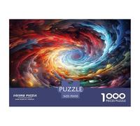 Vortex Puzzles Jeu De Société Adulte Activités Familiales Stimulantes 1000 Pieces Colorful Spiral Puzzles Classiques Qualité Premium pour Adultes 70x50cm/1000pcs