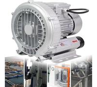 Vortex - Souffleur à anneau - 120 W-1100 W - Faible bruit - Volume d'air élevé - Turbine à gaz pour soufflage d'air ou aspiration pour aération des eaux usées et aquarium