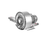 Vortex Souffleur centrifuge industriel en alliage d'aluminium haute pression pour transport de poudre d'aquaculture (550 W/0,74 HP)