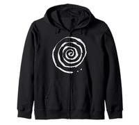 Vortex/Spirale - Symbole Mystique Vintage Encre Sweat à Capuche