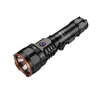 Vortex TK104R - Rechargeable - 4200 lumens - Verrouillage des touches - Indicateur de niveau de batterie et de charge - LED haute performance - Lampe de poche professionnelle