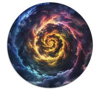 Vortex1000 Pièces Puzzles pour Adultes Et Enfants UniversePuzzle Circulaire, Jeu D'Intelligence, Art, Jouets Éduchatifs, Difficile, Impossible1000pcs (67.5x67.5cm)