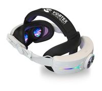 VortexVR sangle Meta Quest 3 / 3S avec batterie 8000 mAh et RGB, sangle de tête Elite