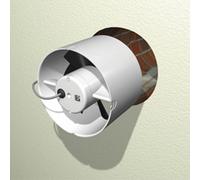 VORTICE 11110 Aspirateur Hélicoïdal De Mur Point Ghost MG 90/3,5
