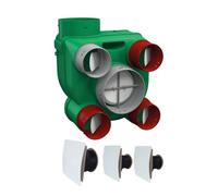 Vortice Kit VMC hygrovariable + accessoires ARIANT HCS + 3 Bouches carrées - VMC et ventilation