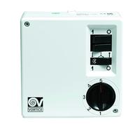 Vortice SCRR5L Blanc - Régulateur de Vitesse du Ventilateur (Blanc, Boutons, Rotatif, 220-240, 100 W, 120 mm, 55 mm)