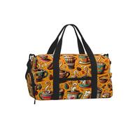 Vortithora Coffee-Latte-Nice-Time Sac de sport avec compartiment à chaussures