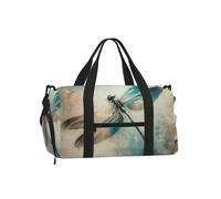 Vortithora Grunge-Dragonfly-Bug Sac de sport avec compartiment à chaussures