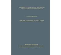 Vorträge Über Recht Und Staat