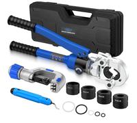 VORXEON Pince A Sertir Multicouche Professionnelle-4 Jeux De Formes De Sertissage TH16 TH20 TH26 TH32 Pour Tube Multicouches En Cuivre Et Aluminium Pour Les Travaux De Plomberie