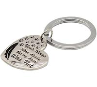 Vos Ailes étaient prêtes mais Mon cœur n'était Pas imprimé de Pattes Coeur Collier pour Animaux de Compagnie Bijoux breloque Accessoires Porte-clés Clever Treatment