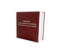 Vos Chiens Magazine Registre Entrées/Sorties pour Chien/Chat