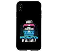 Vos informations sont précieuses et la cybersécurité de la confidentialité des données Coque pour iPhone XS Max