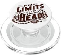 Vos limites vivent dans Votre tête | Randonnée de Motivation PopSockets PopGrip pour MagSafe